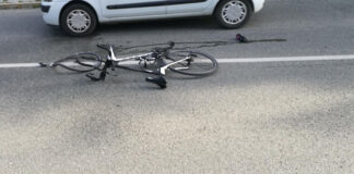 nesreča kolo kolesar