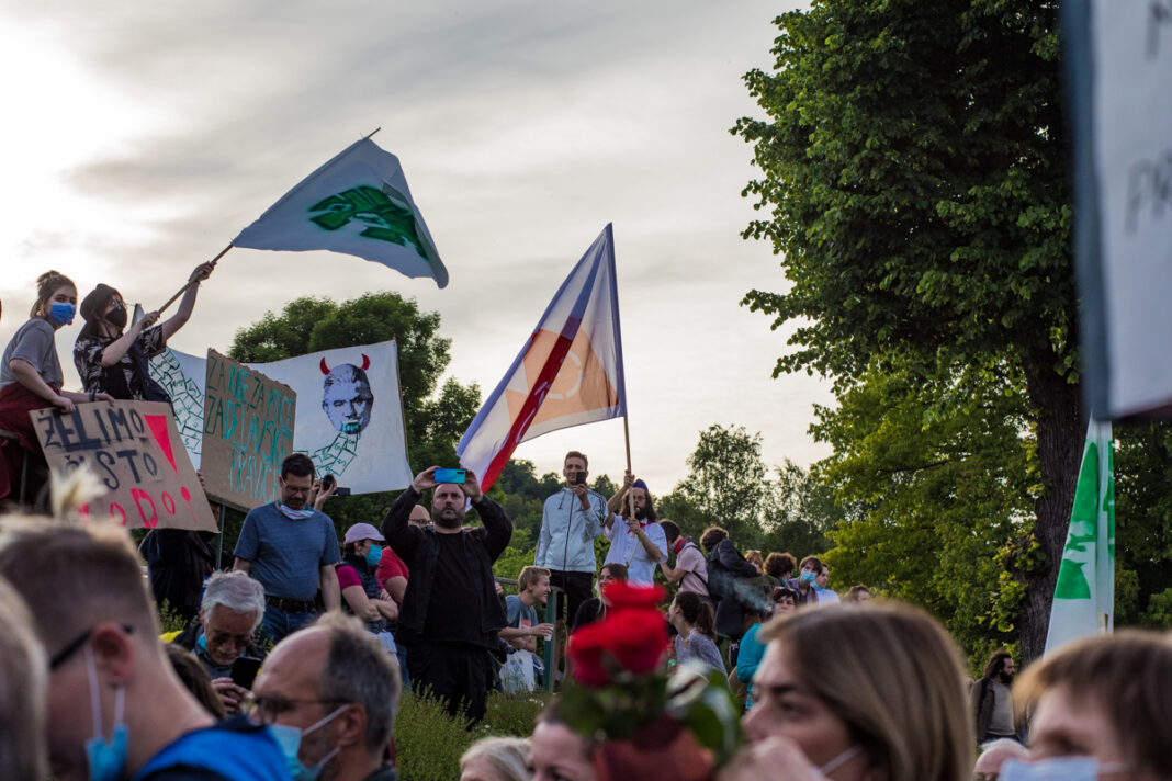 protesti Ljubljana